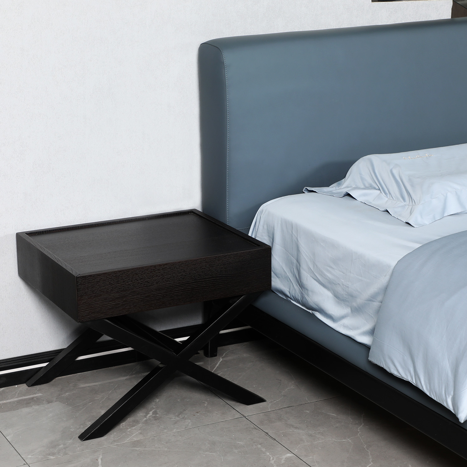 Home Modern Design Furniture Leather Bedroom Bed