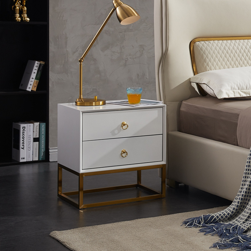 Modern Small MDF Bedroom Bedside Night Stand