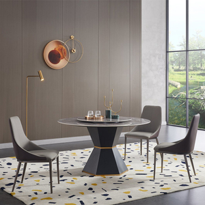 High Quality Modern Stainless Steel Round Dining Table