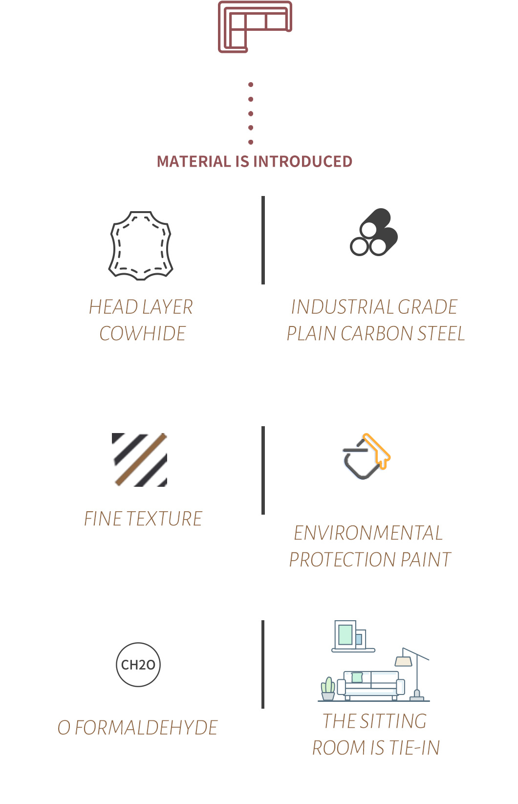 Direct Factory Hot Selling Living Room Leather Sofa