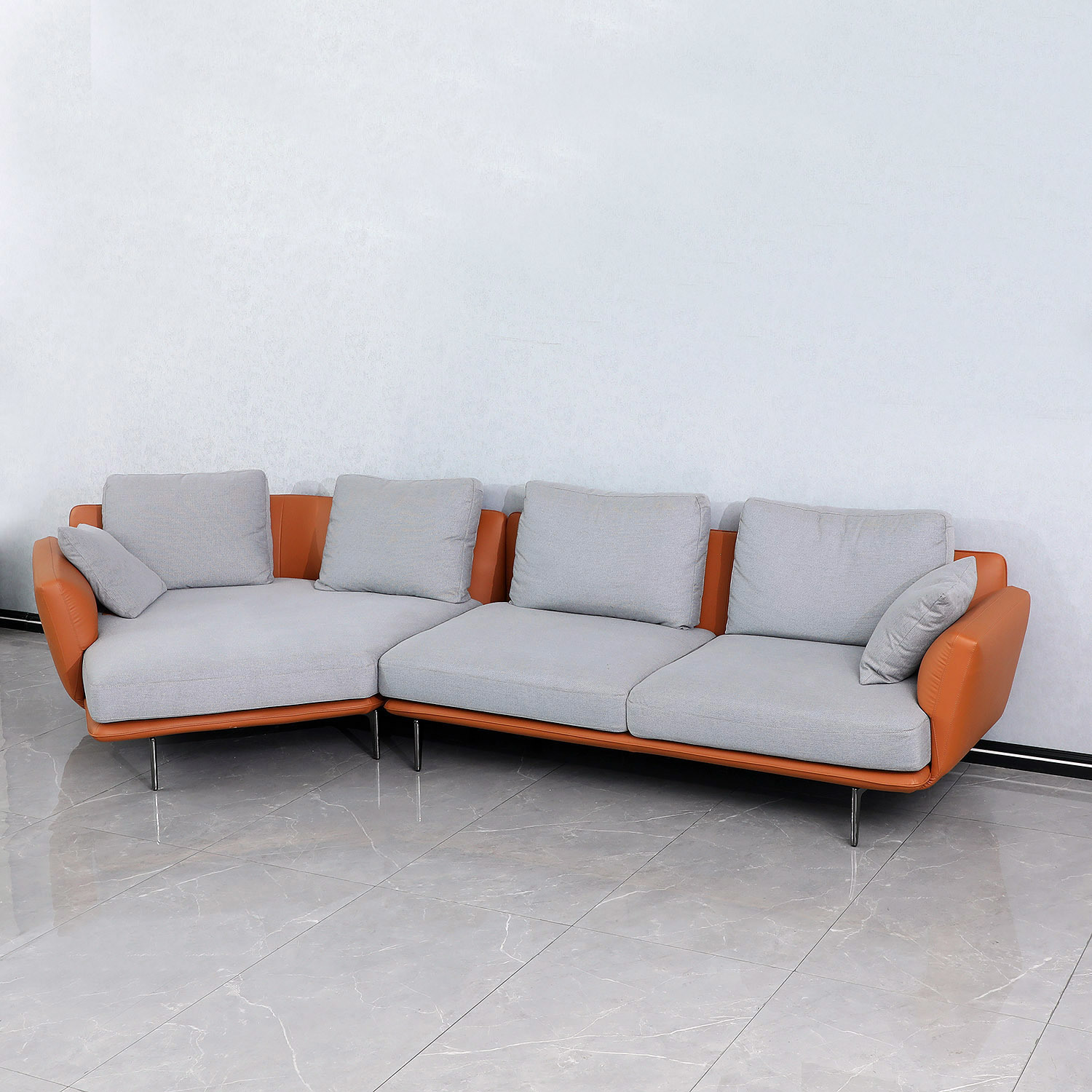 Direct Factory Hot Selling Living Room Leather Sofa