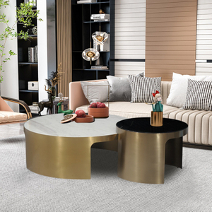 Round Combination Modern Living Room Coffee Table