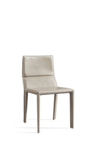 Modern Living Room Saddle Leather Dining Chair
