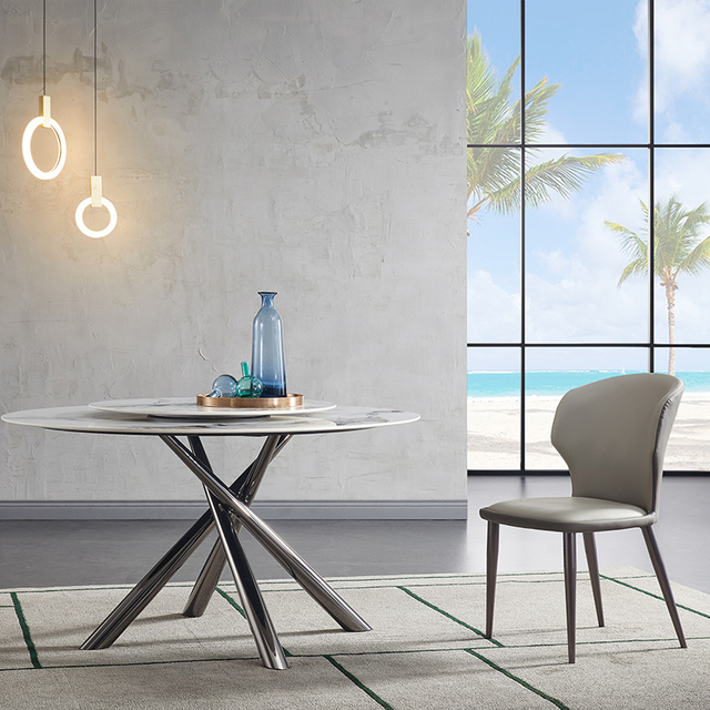 China Modern Luxury Round Home Hotel Restaurant Dining Table