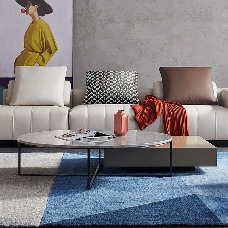 Luxury Customized Stainle Steel Center Coffee Table