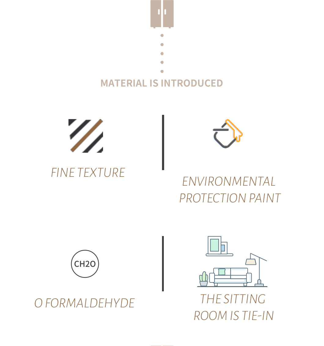 Luxury Living Room Wooden 5 Drawer Sideboard