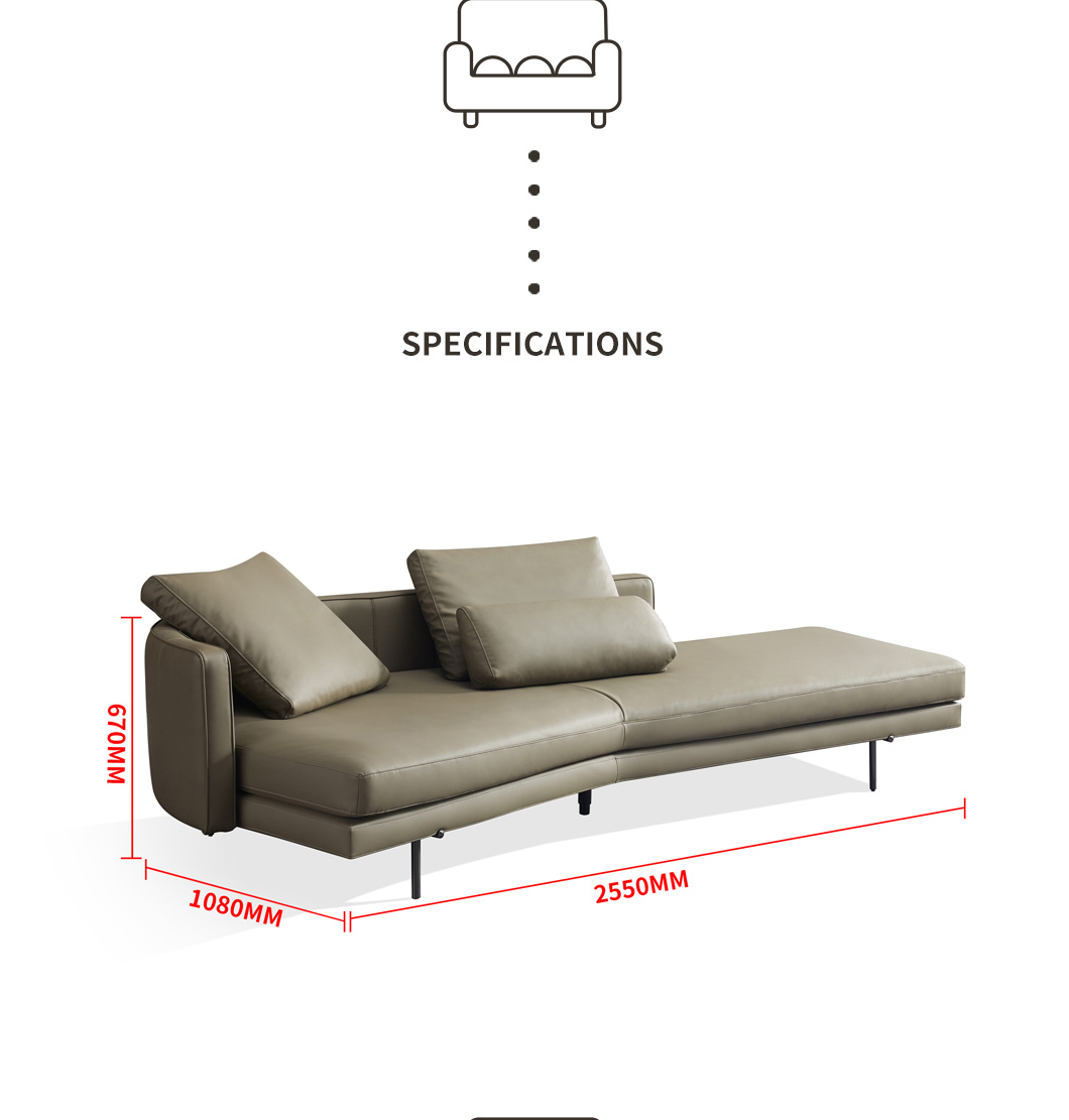 2022 New Design Fashion Nano Leather Living Room Sofa Furniture