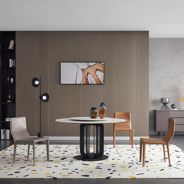 China Round Dining Table Home Hotel Restaurant Furniture manufacturers, Round Dining Table Home