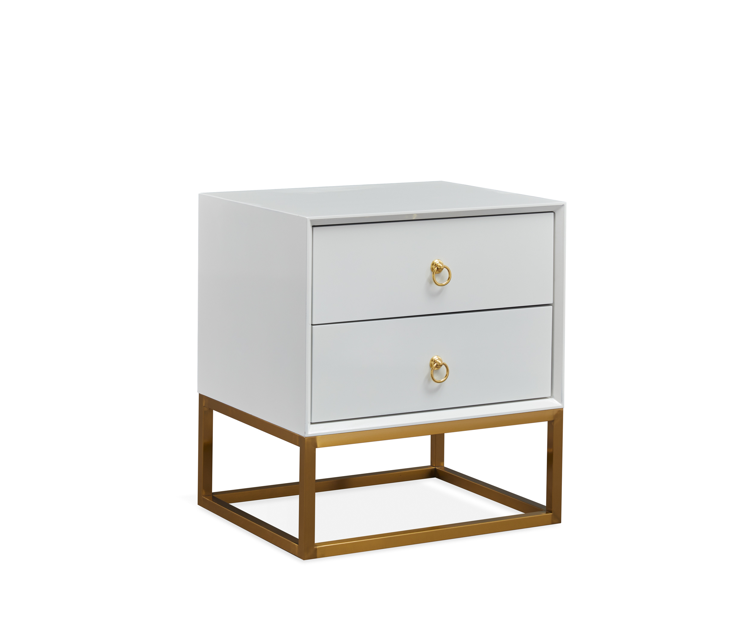 Home Hotel Bedroom Gold Night Stand Furniture
